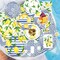 Capri Lemon Party Decorations - Blue Tiles Tableware for Summer Parties